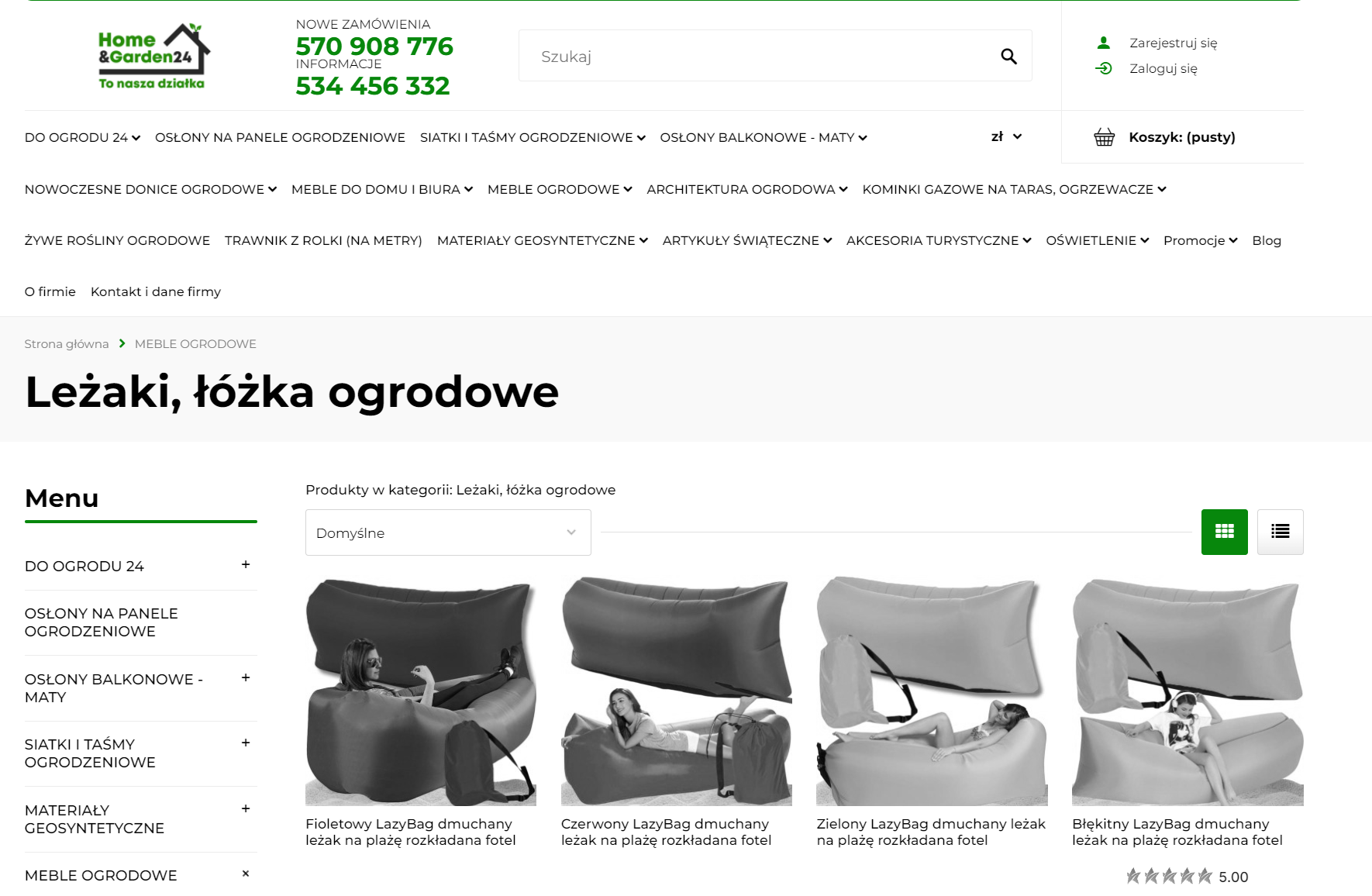 Leżaki łóżka ogrodowe – stwórz w ogrodzie prywatną strefę SPA