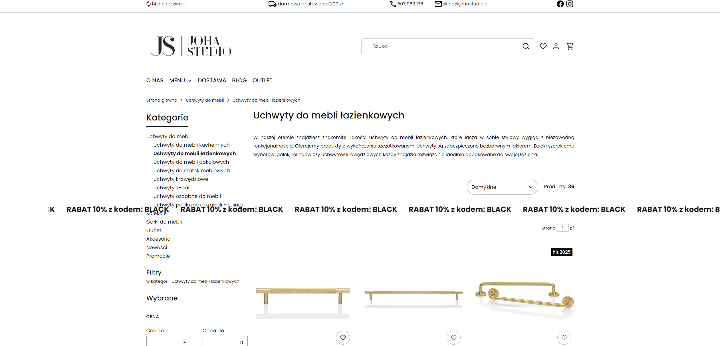 Uchwyty do mebli łazienkowych – co jest modne w 2025 roku?